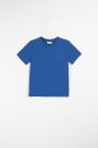T-shirt z krótkim rękawem niebieski gładki 2115760